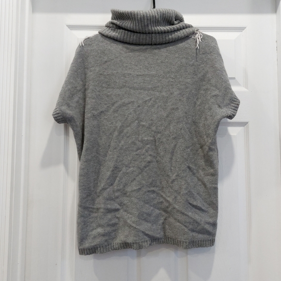 Lafayette 148 Wool Grey Pullover S/S Sweater - Picture 5 of 6